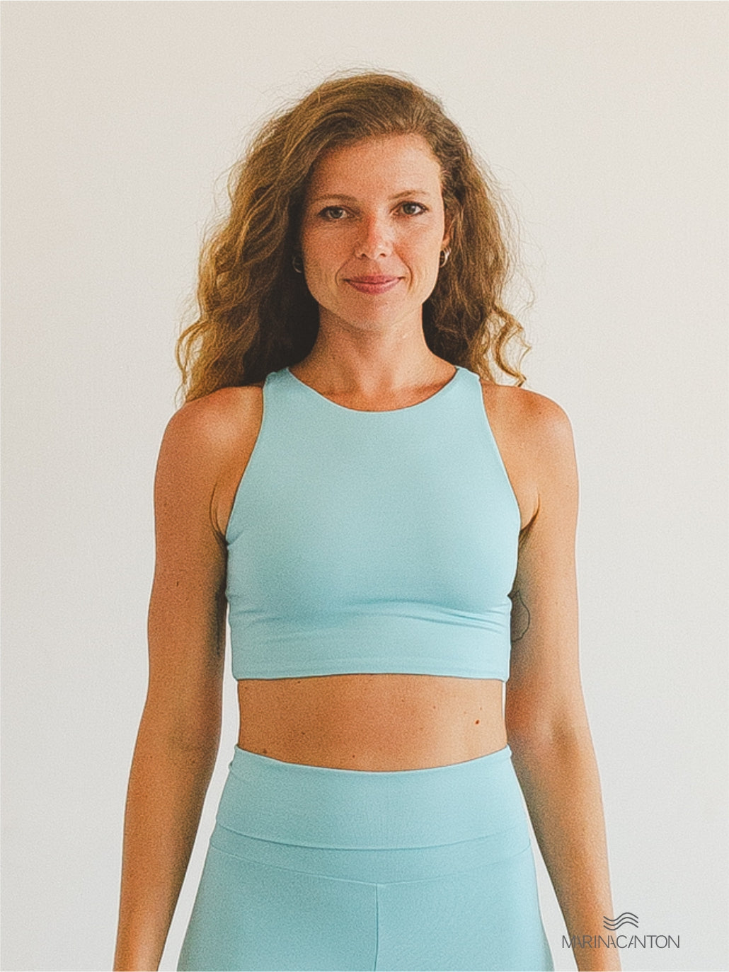 Top Cropped Bio Light Regata Colors Azul Meditação