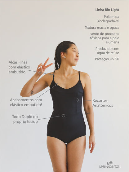 Body Hot Pants Bio Light Duplo de Alcinha Clássicos Preto