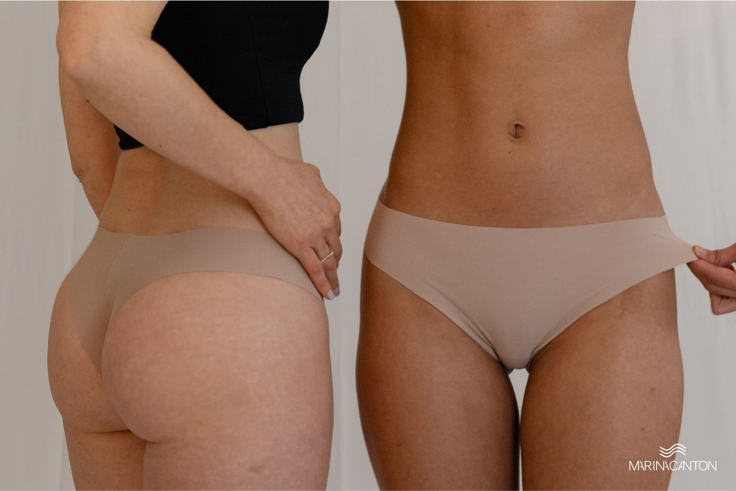 Calcinha Pele, Tanga, Sem Costura - Cor: chocolate