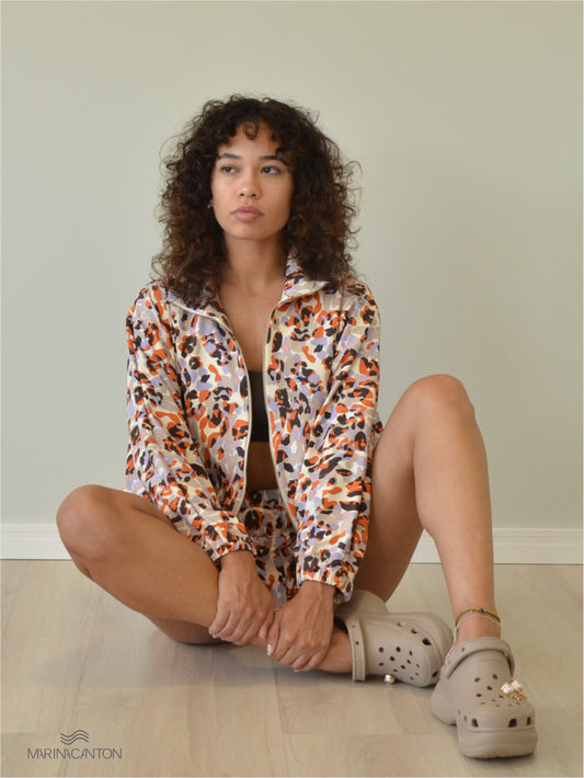 Conjunto Bio Light  Jaqueta + Shorts Flow Estampado