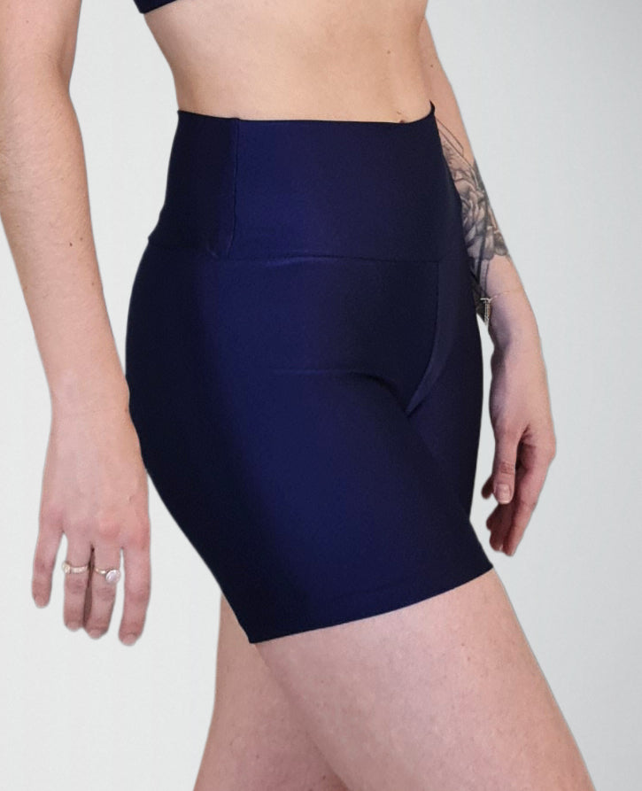 Shorts Spirit Cintura Alta Marinho