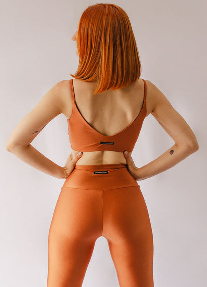 Top Spirit Alcinha Costas V Cobre