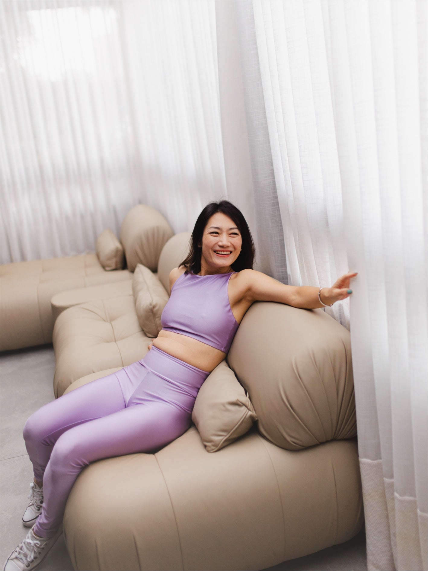 Legging Spirit Cintura Alta Lavanda