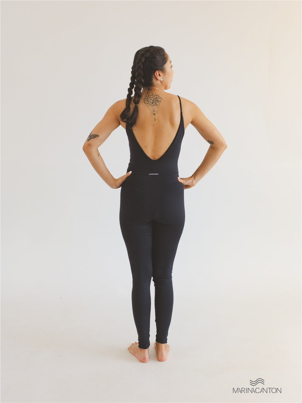 Macacão Bio Light Alcinha Costas V com Shorts Interno Clássicos Preto