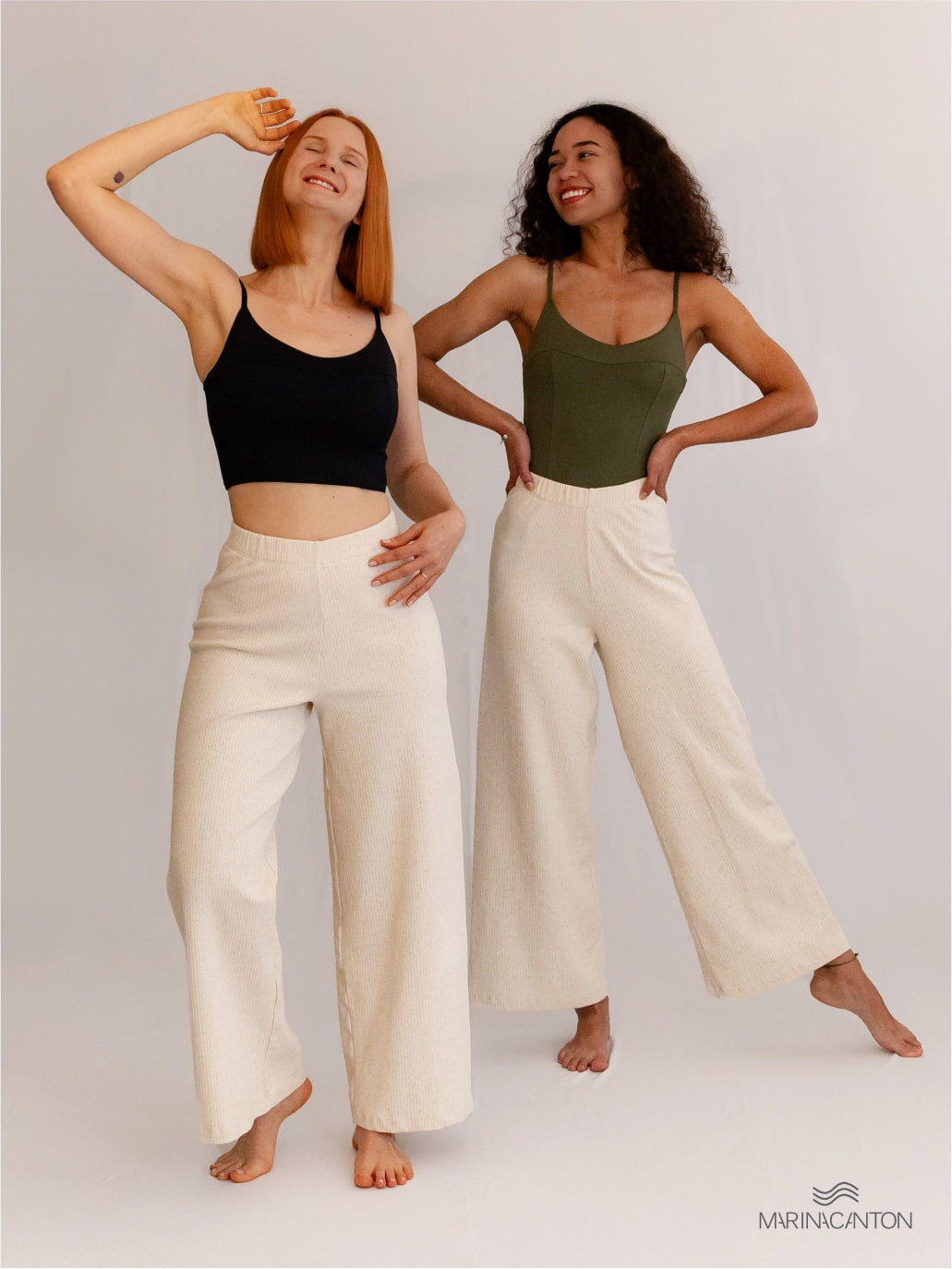 Calça Pantacourt Semear Canelado Linho