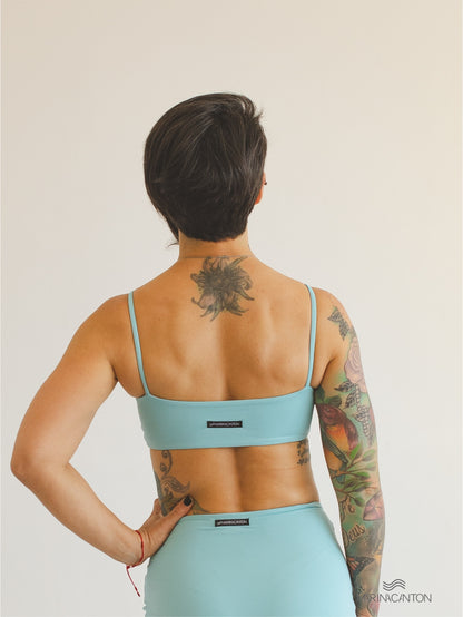 Top Bio Light Slim Alcinha Colors Azul Meditação