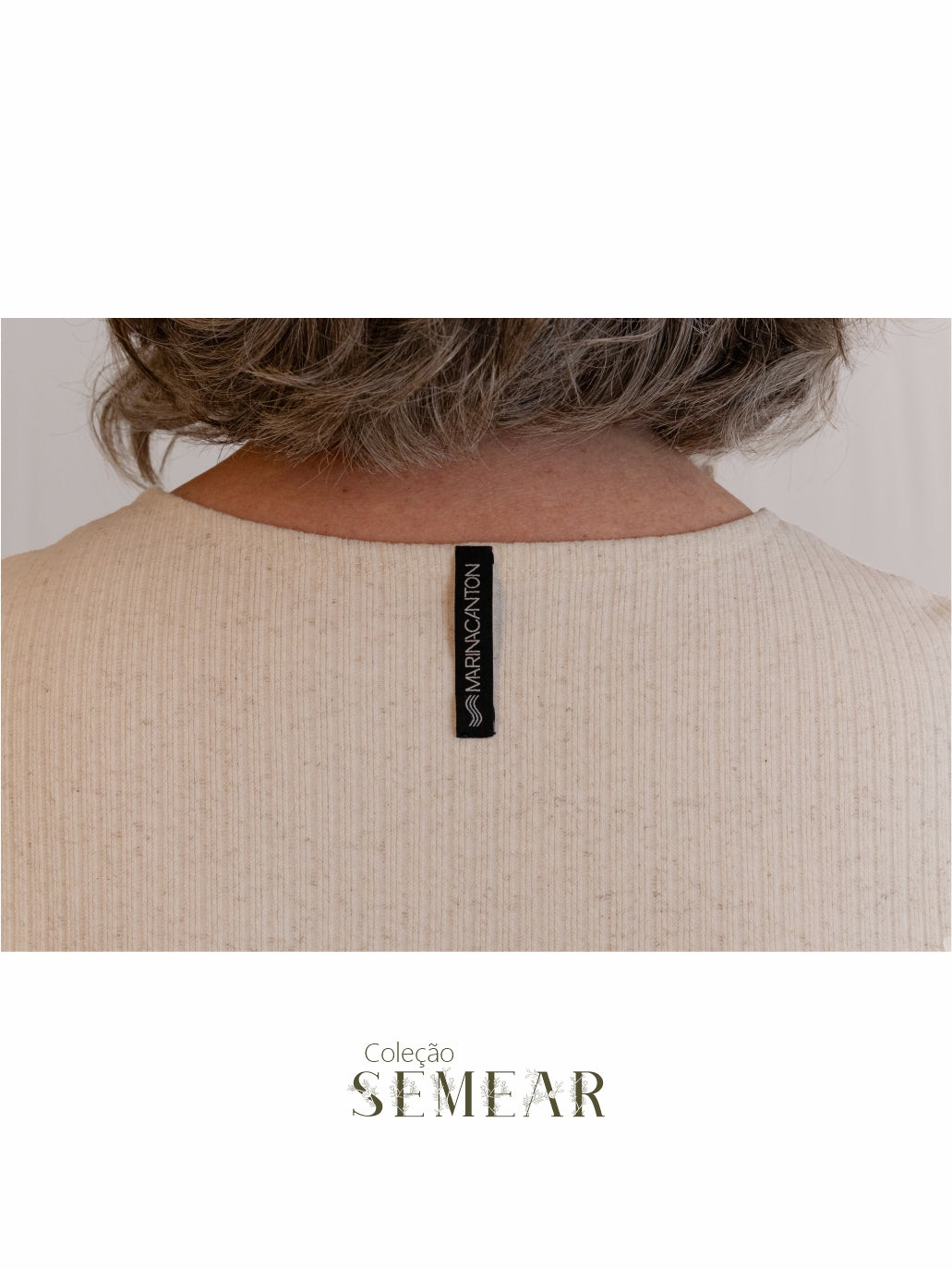 Blusa Cropped Semear Canelado Linho