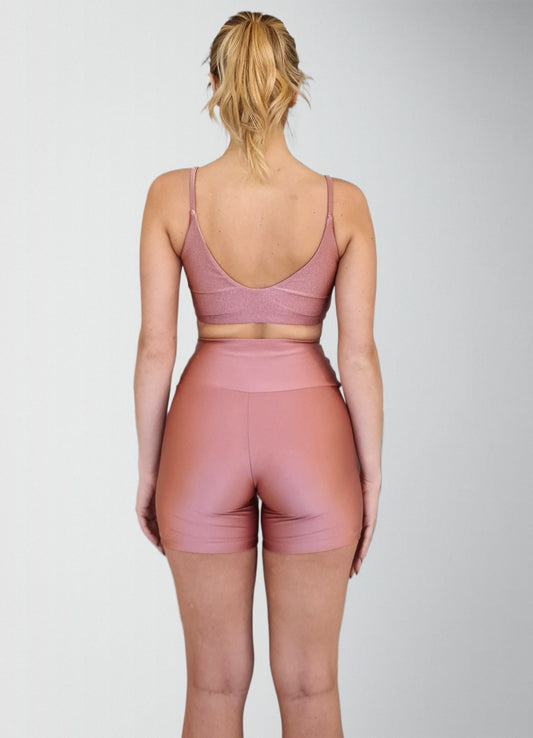 Shorts Spirit Cintura Alta Rose