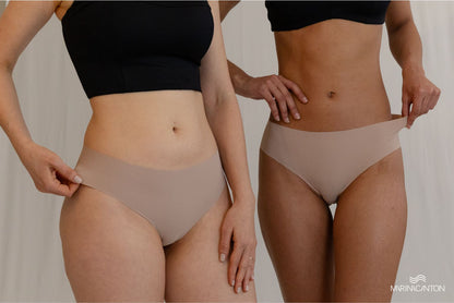 Calcinha Pele, Tradicional, Sem Costura - Cor: chocolate