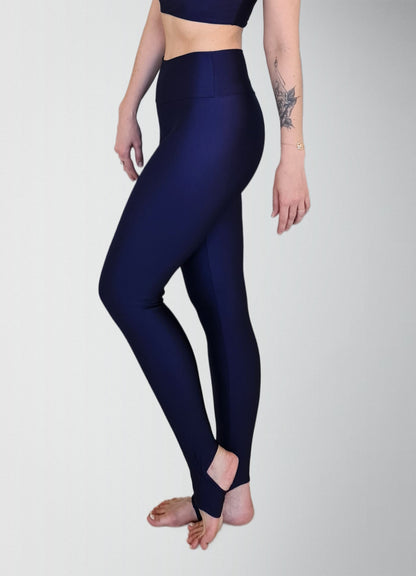 Legging Spirit Cintura Alta com Pézinho Marinho