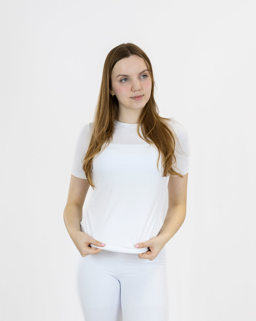 Blusa Breathe Manga Curta Branca