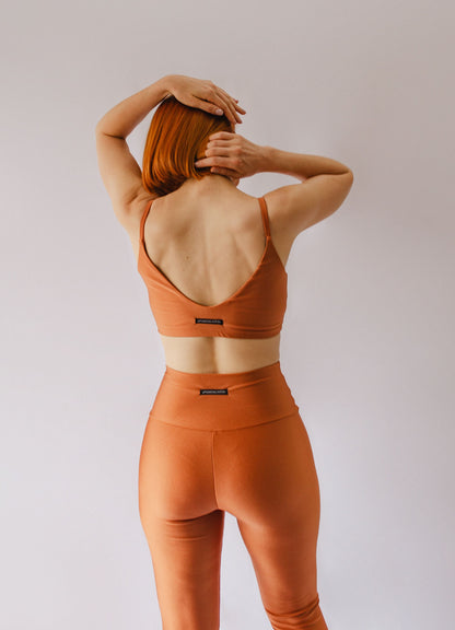 Legging Spirit Cintura Alta com Pézinho Cobre