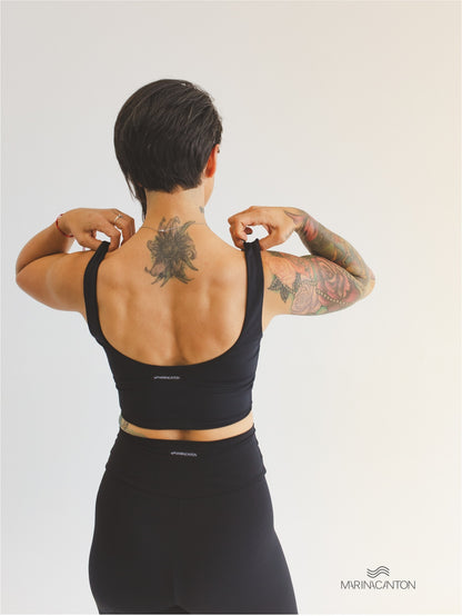 Cropped Bio UP Compress Confort Preto