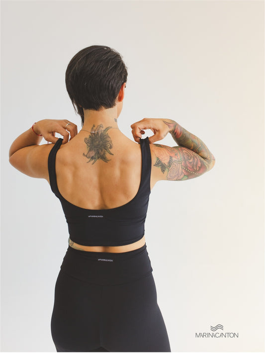 Cropped Bio UP Compress Confort Preto