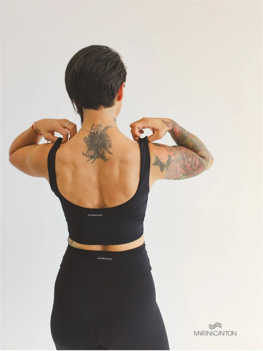 Cropped Bio UP Compress Confort Preto