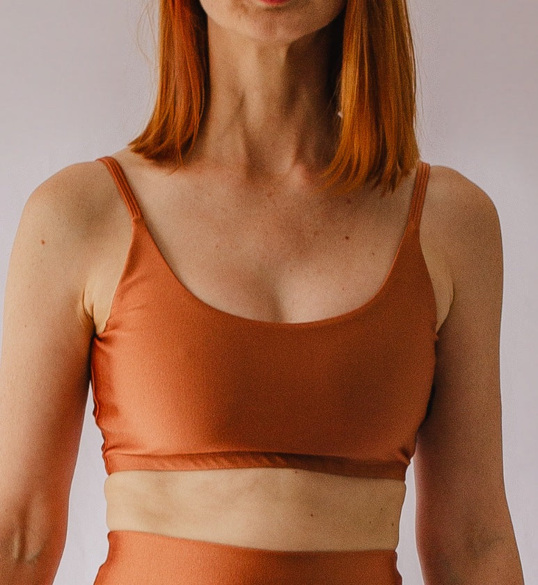 Top Spirit Alcinha Costas V Cobre