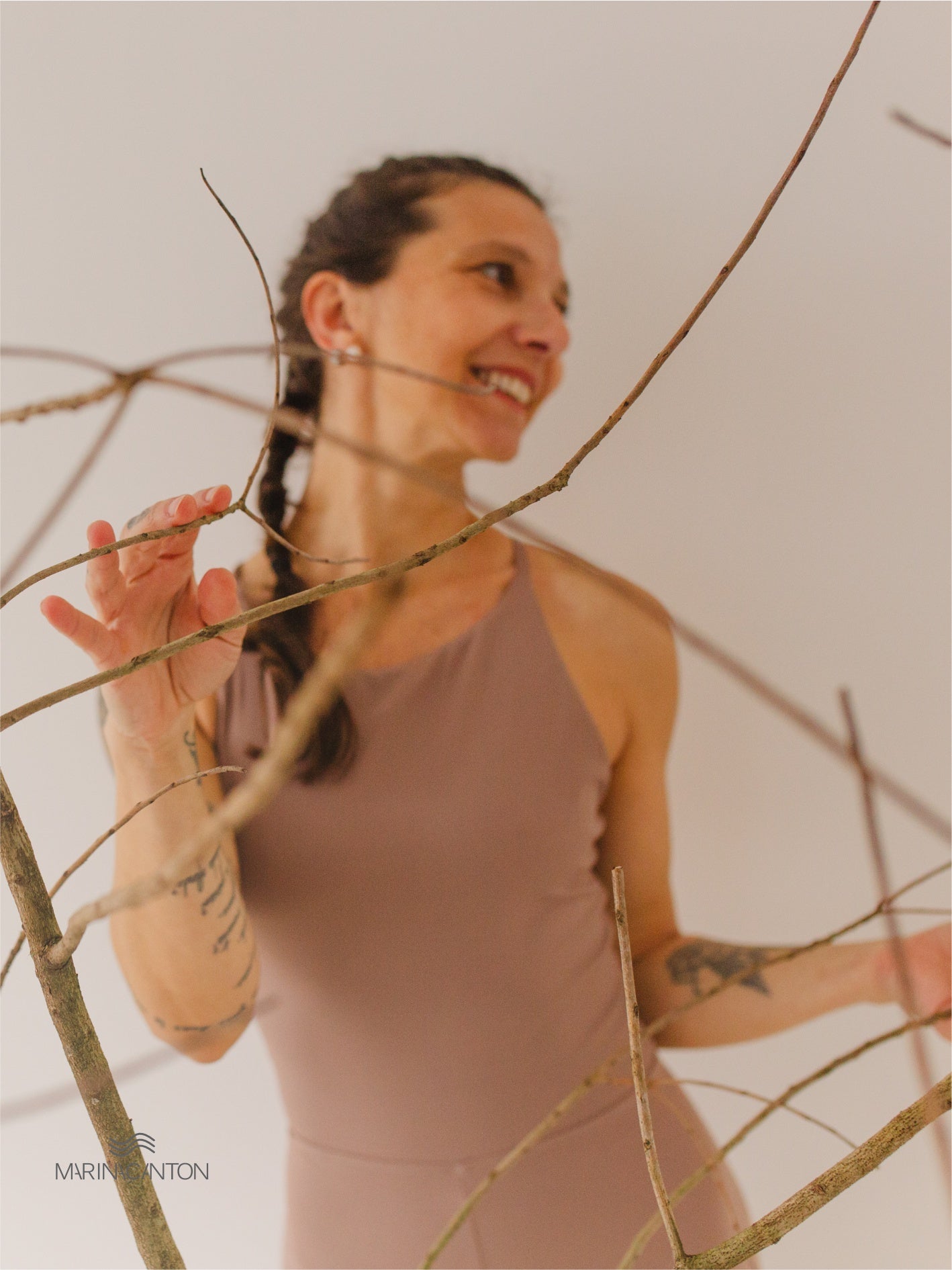 Macaquinho Bio UP Compress Alça Cruzada Avelã