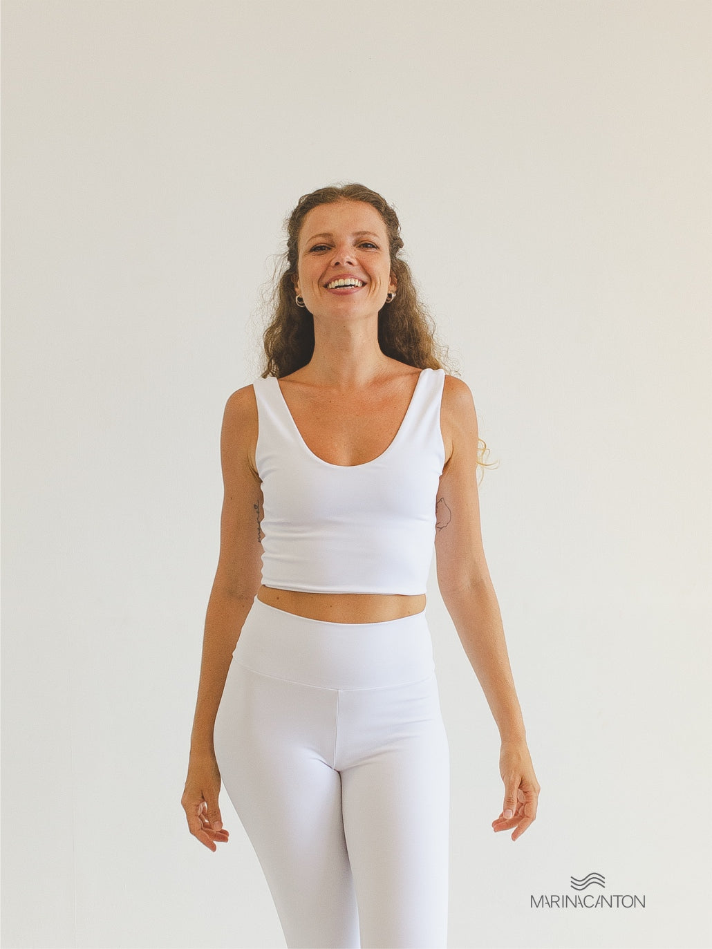 Cropped Bio UP Compress Confort Branco