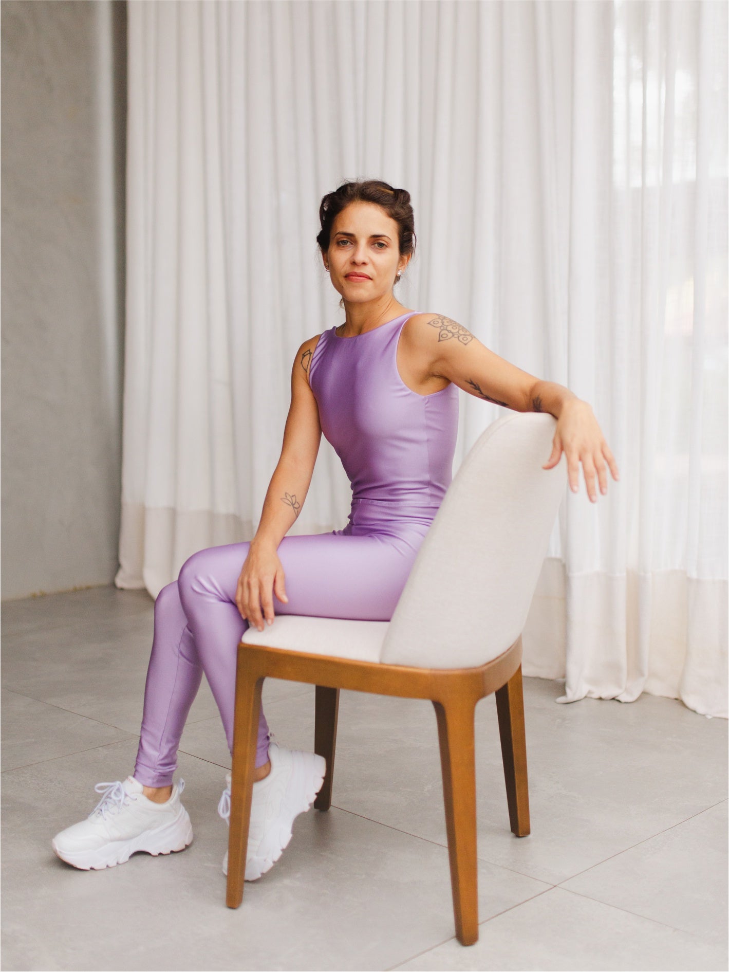 Macacão Spirit Regata Lavanda