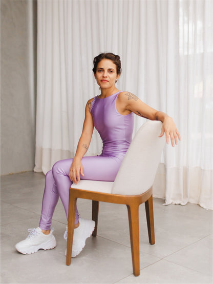 Macacão Spirit Regata Lavanda