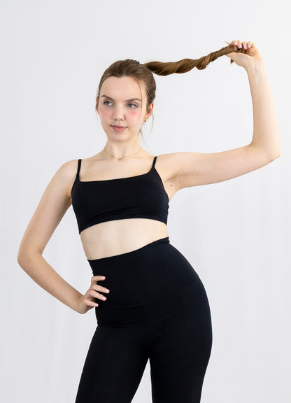 Top Bio Light Slim Alcinha Clássicos Preto