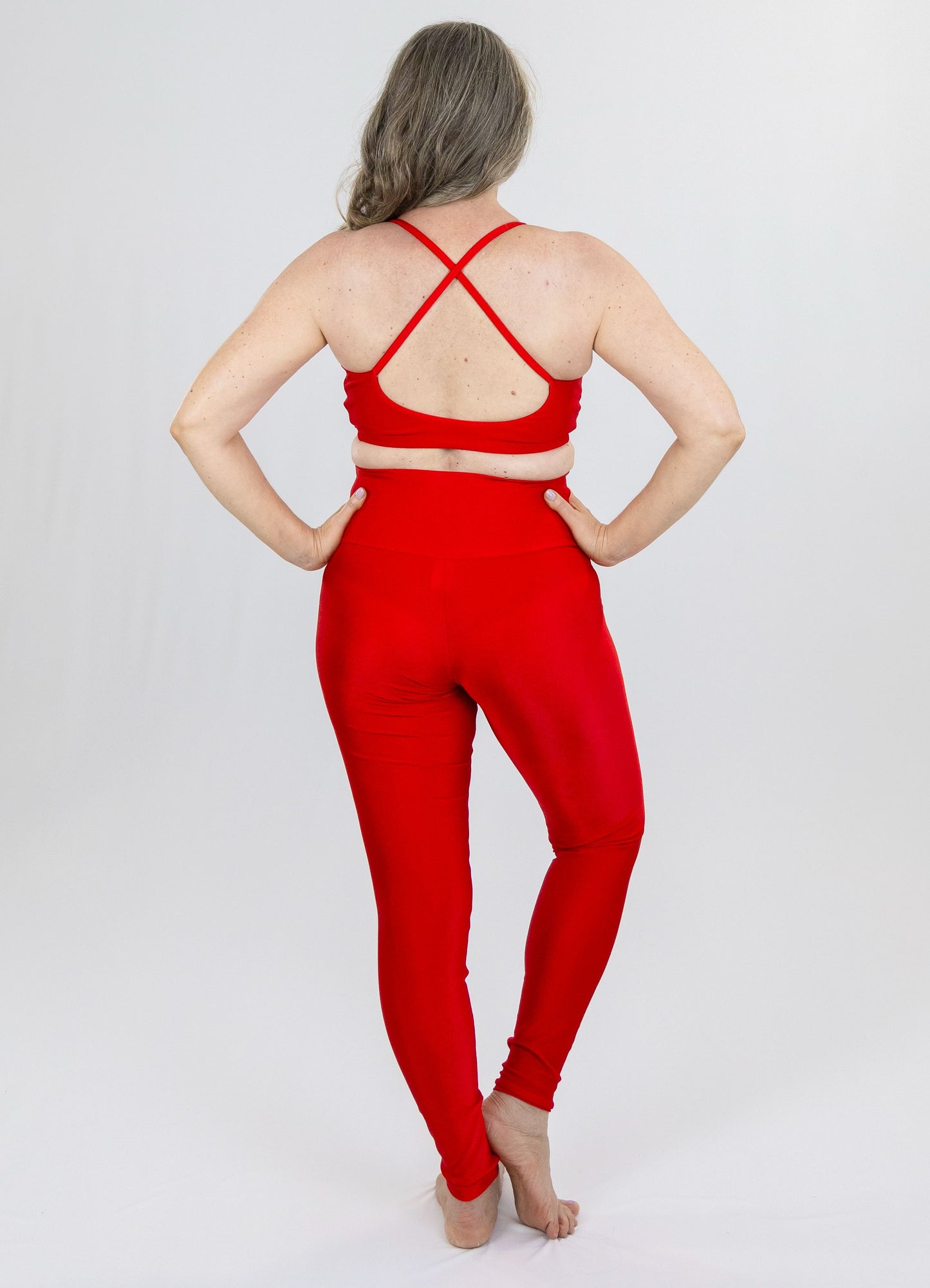 Legging Spirit Light Cintura Alta Vermelho