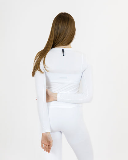 Blusa Breathe Manga Longa Branca