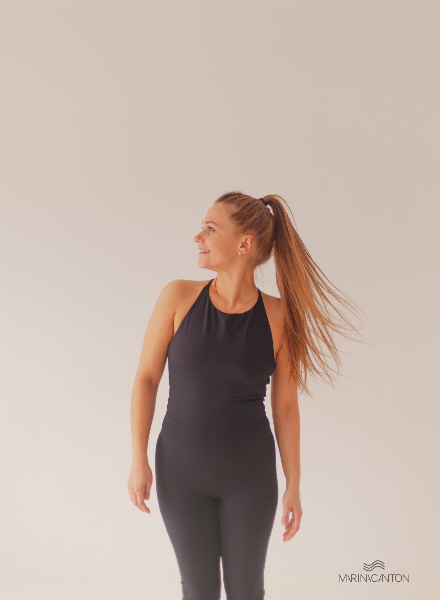 Macacão Bio UP Compress Alça Cruzada Preto