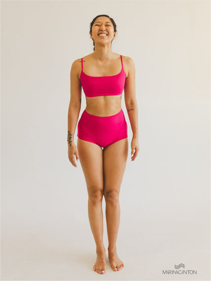 Top Bio Light Slim Alcinha Colors Rosa Choque