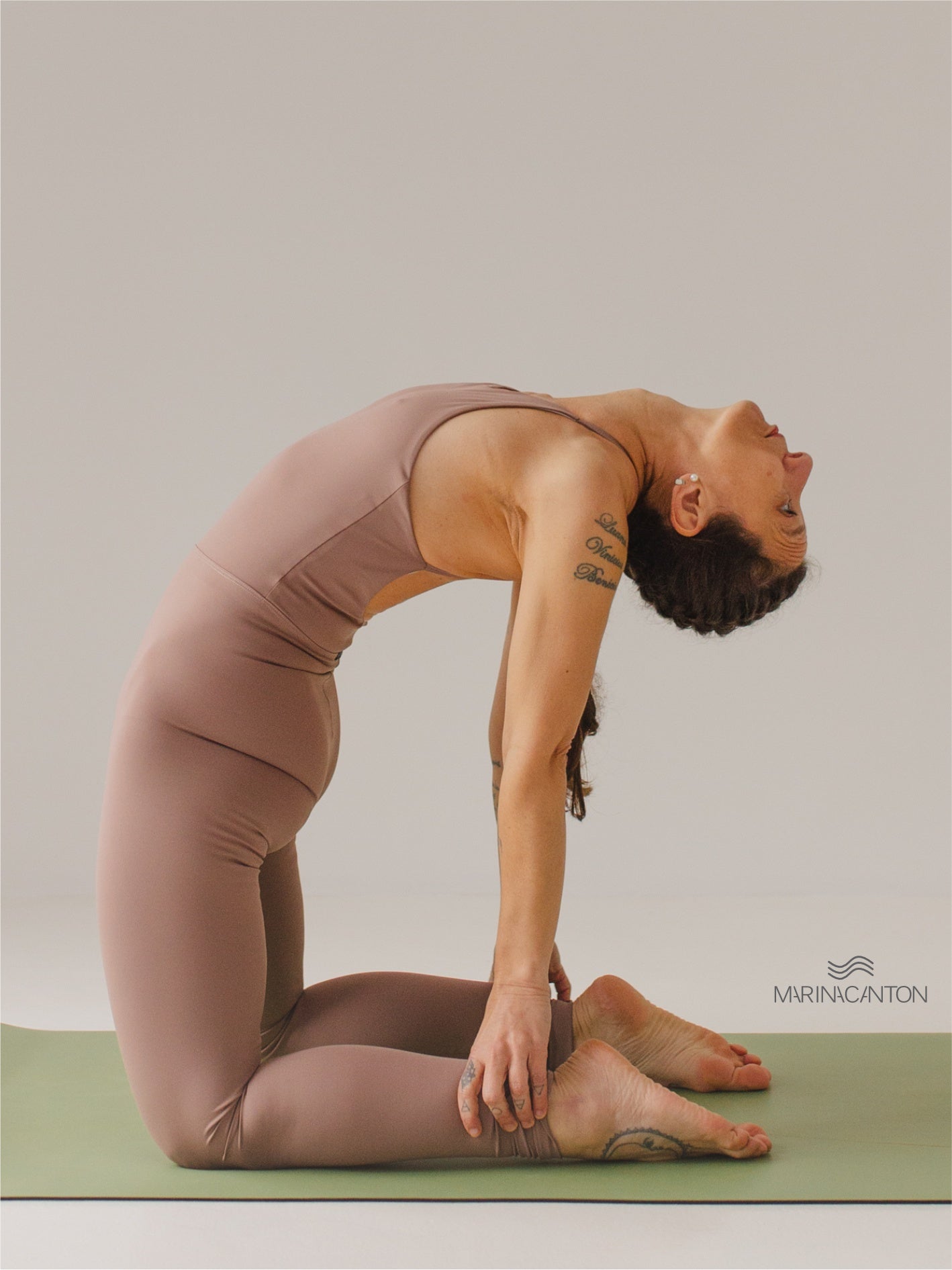 Macacão Bio UP Compress Alça Cruzada Avelã