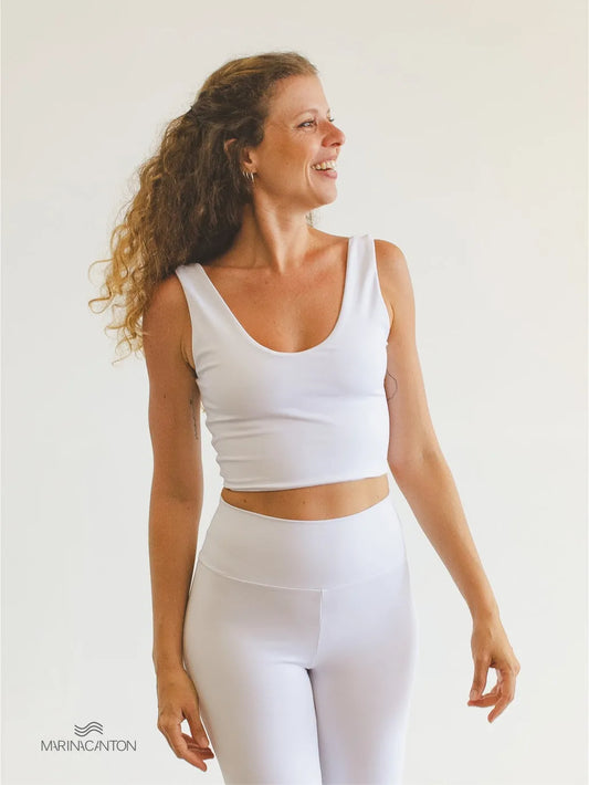 Cropped Bio UP Compress Confort Branco