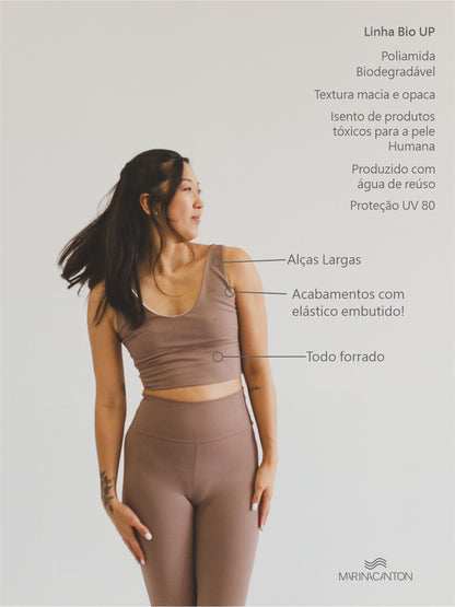 Cropped Bio UP Compress Confort Avelã