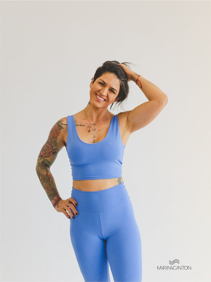 Cropped Bio UP Compress Confort Azul Índigo