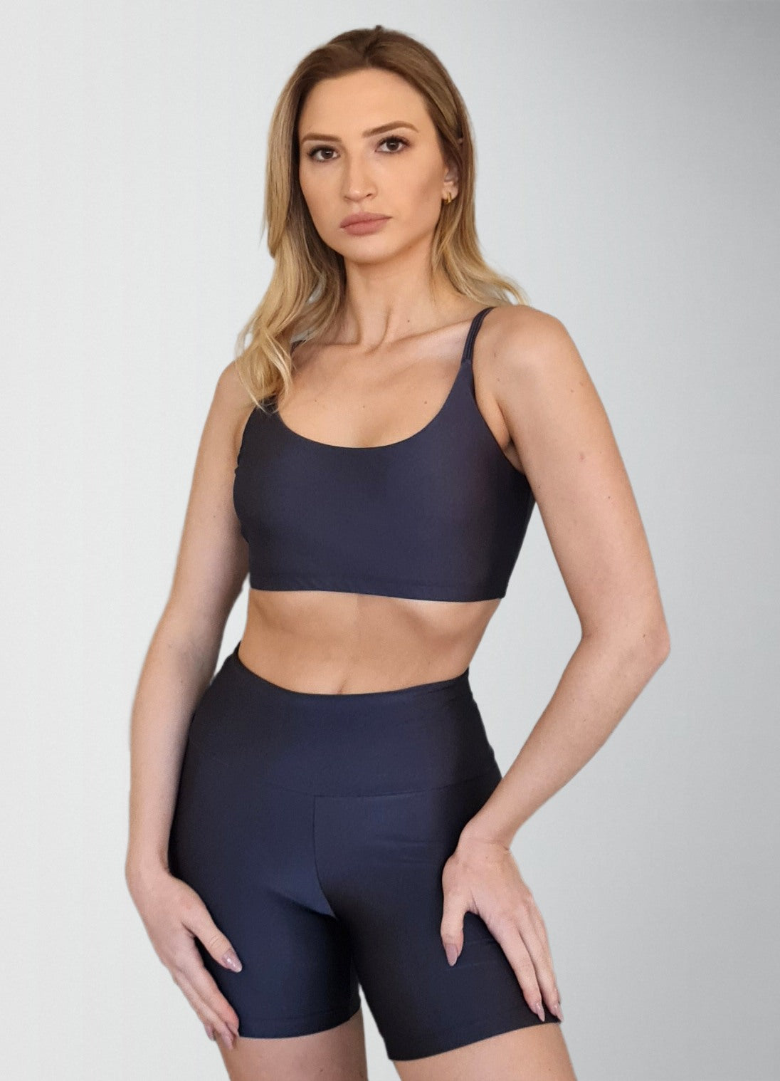 Top Spirit Alcinha Costas V Chumbo