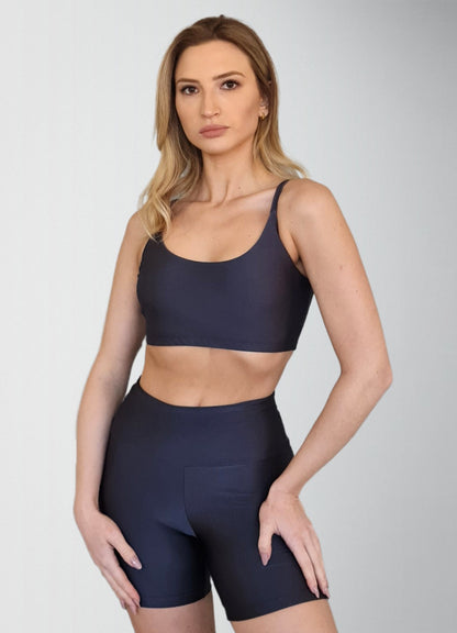 Top Spirit Alcinha Costas V Chumbo