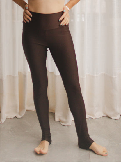 Legging Spirit Cintura Alta Café
