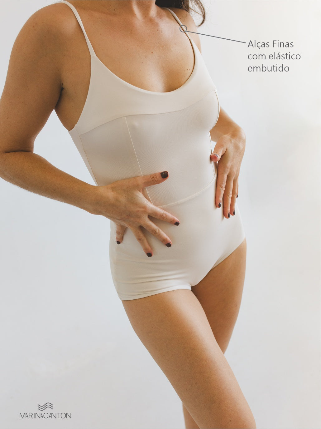 Body Hot Pants Bio Light Duplo de Alcinha Clássicos Off White