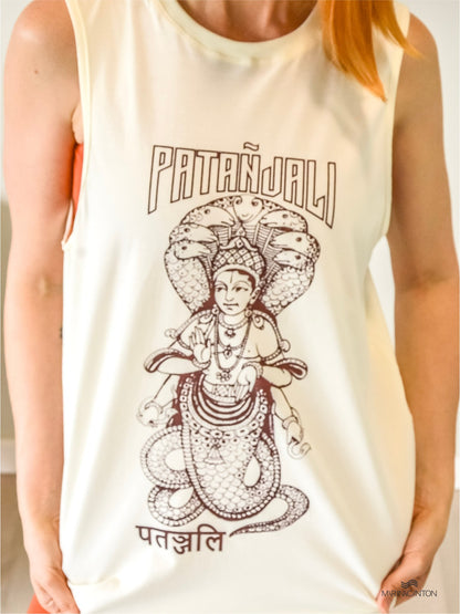 Regata  Patanjali, Unissex,  100% algodão - Off White