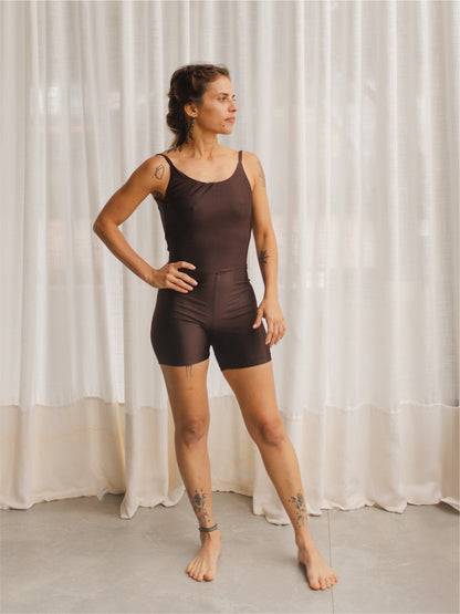 Macaquinho Spirit Alcinha Costas V Café