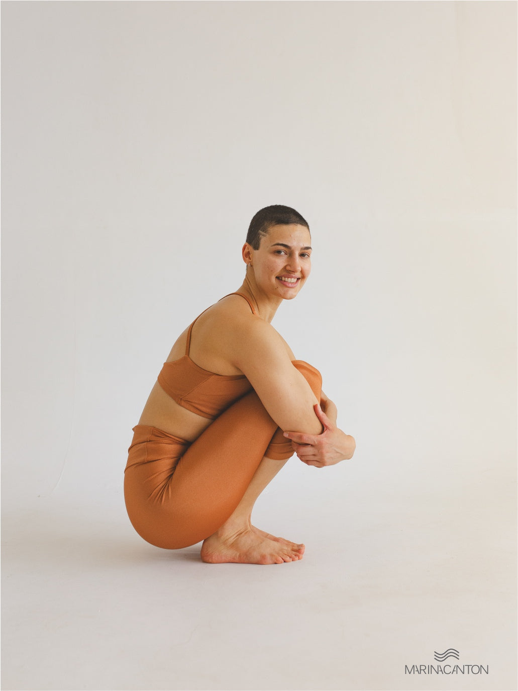 Legging Capri Spirit Cintura Alta Cobre