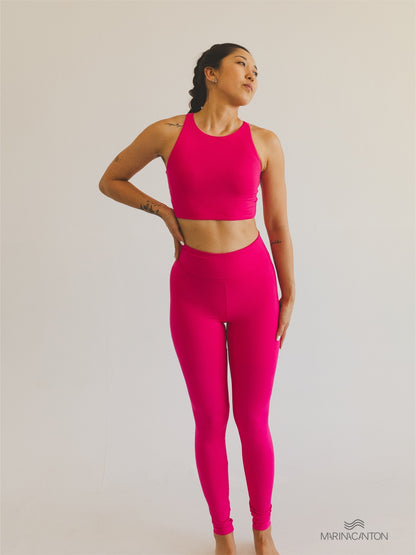 Top Cropped Bio Light Regata Colors Rosa Choque