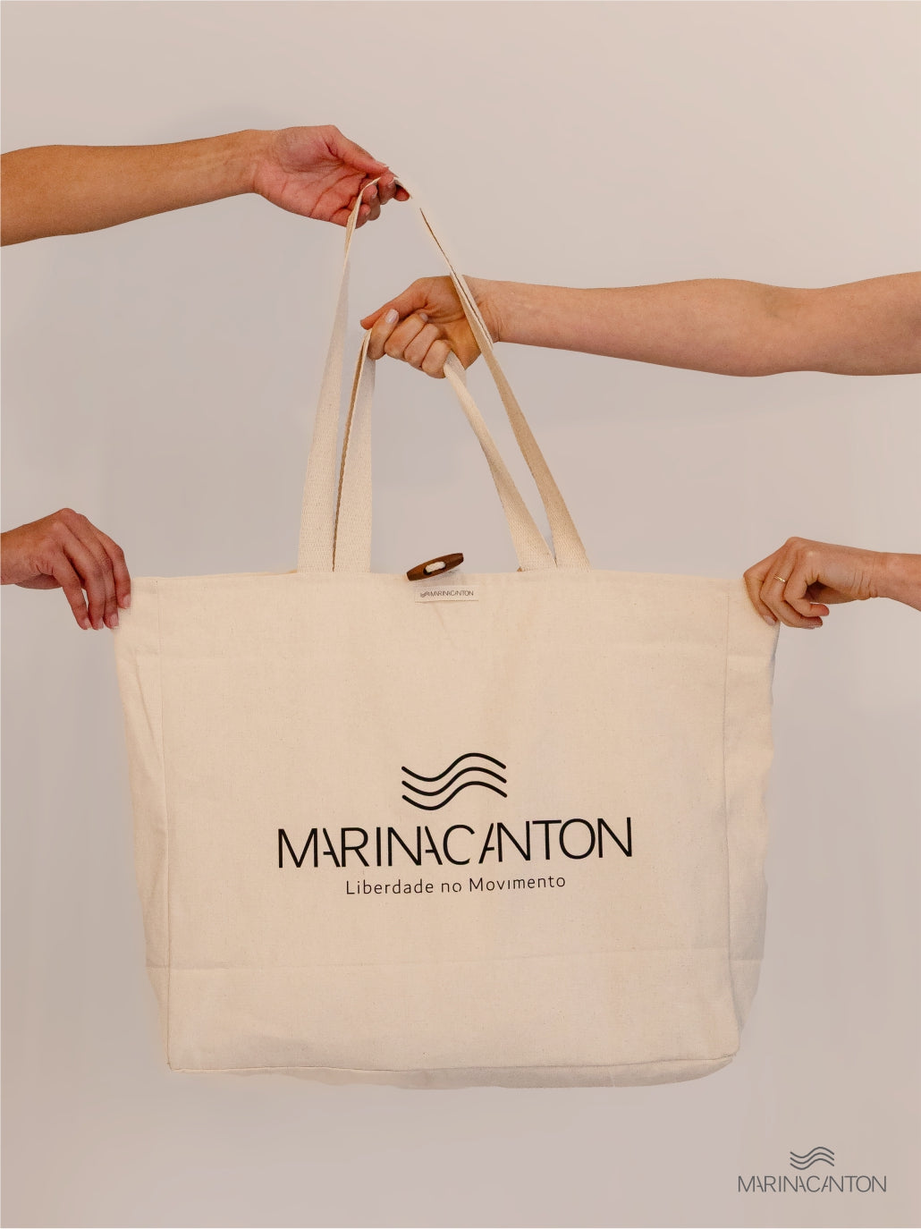 Sacola Semear 100% Algodão Duas Alças