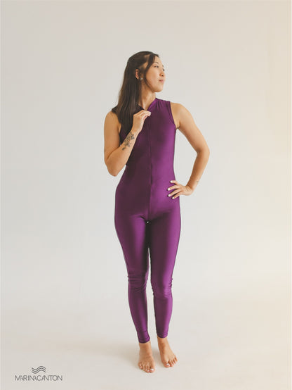 Macação Spirit Pilates com Zíper Amora