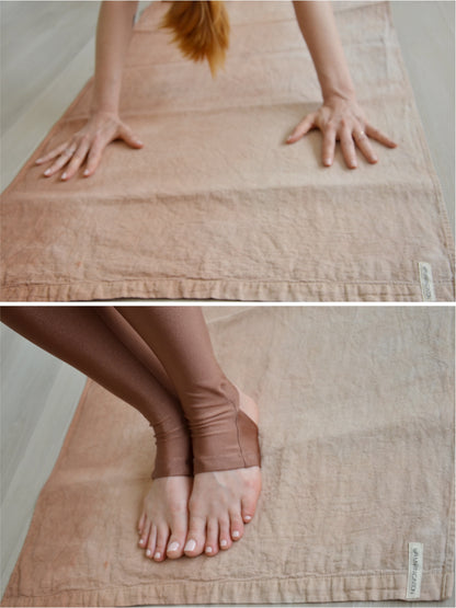 Cotton Mat 100% Algodão com Tingimento Artesanal - Degradê Terra