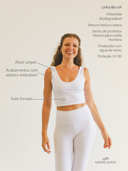 Cropped Bio UP Compress Confort Branco