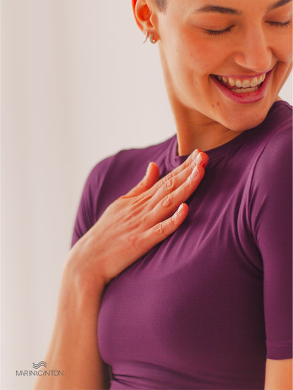 Cropped Breathe Manga Curta Amora