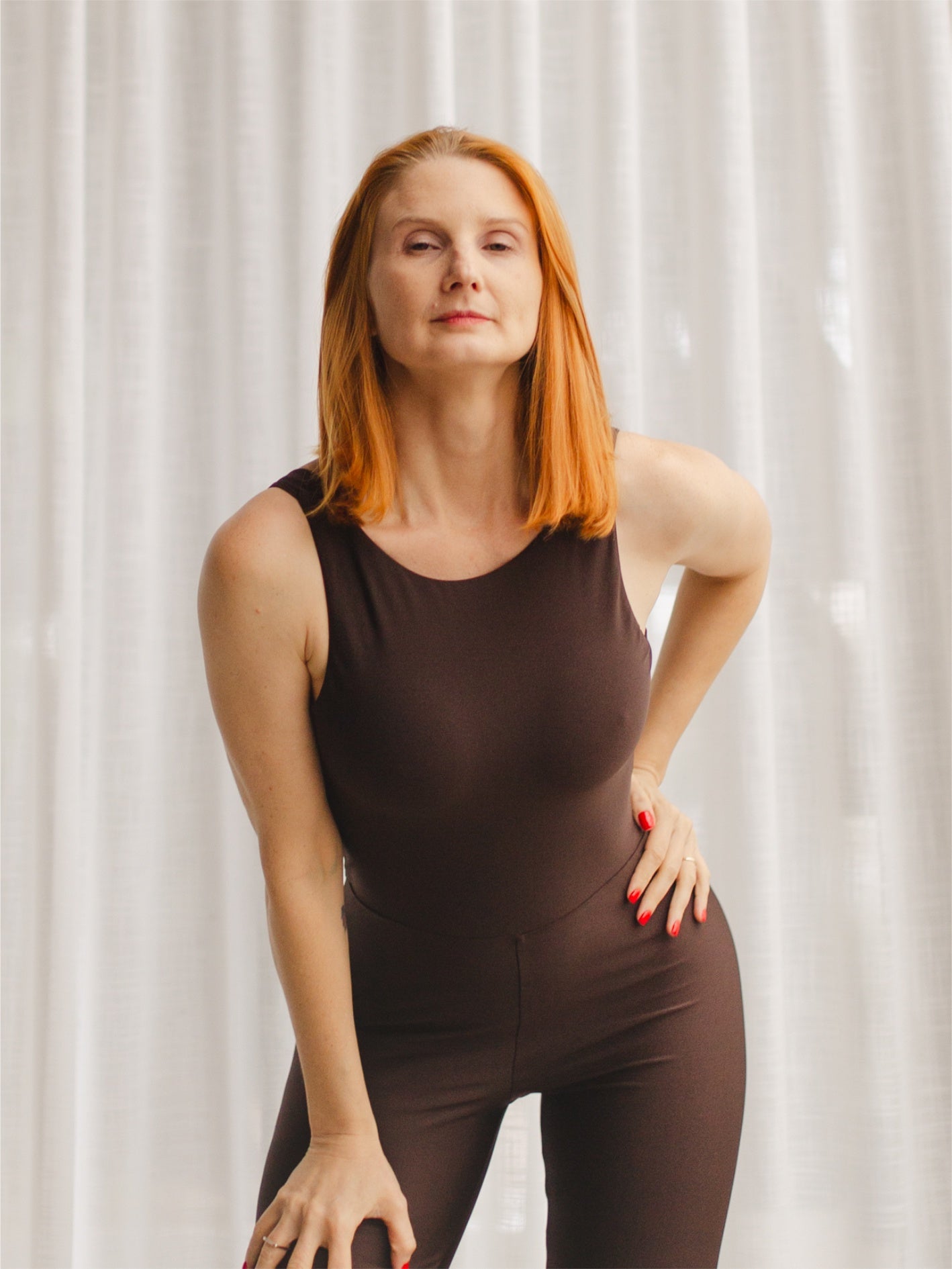 Macacão Spirit Regata Café