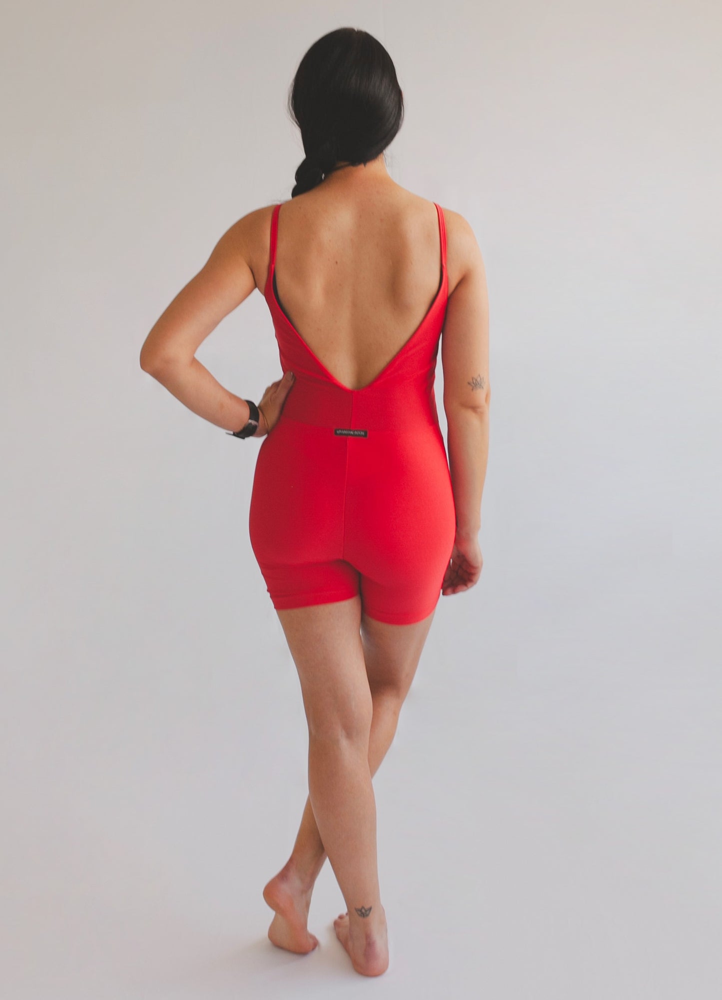 Macaquinho Spirit Light Alcinha Costas V Vermelho