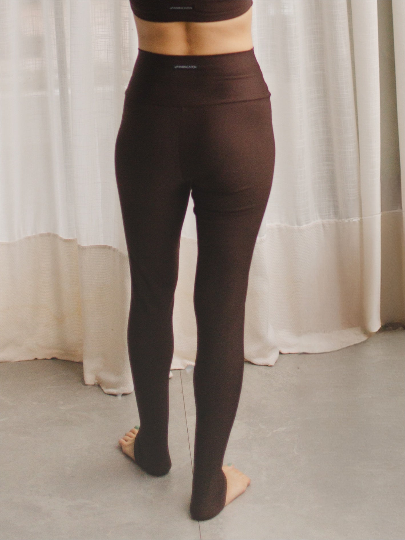 Legging Spirit Cintura Alta Café