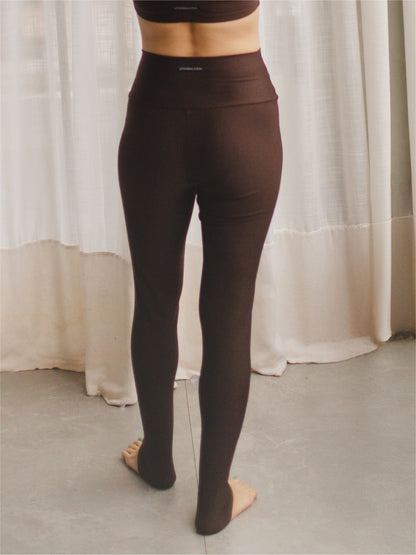 Legging Spirit Cintura Alta Café